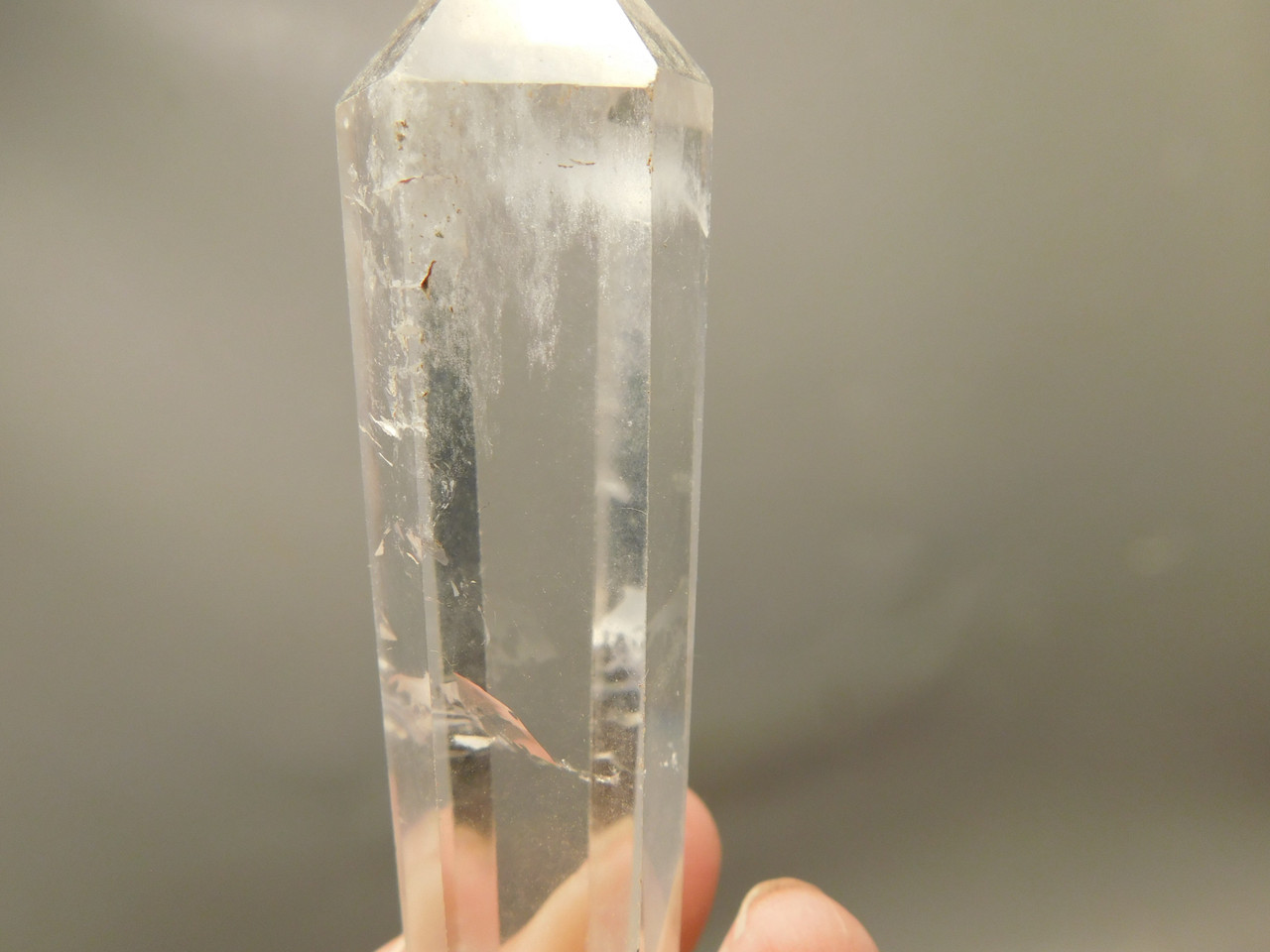 Clear Quartz Double Terminated Crystal 3.4 inch Wand #O9