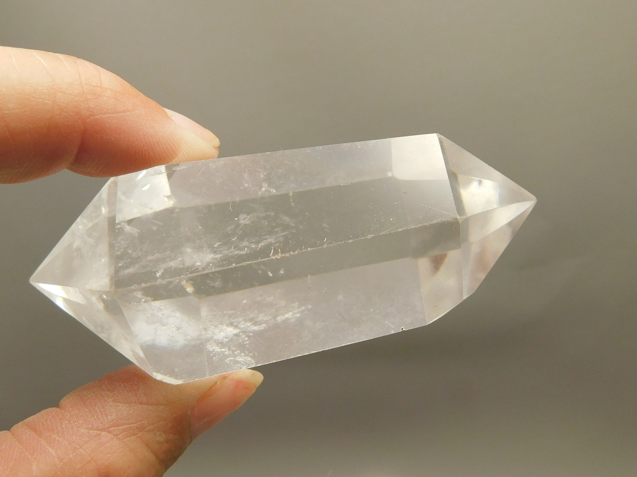 Clear Quartz Double Terminated Crystal 3 inch Wand #O10