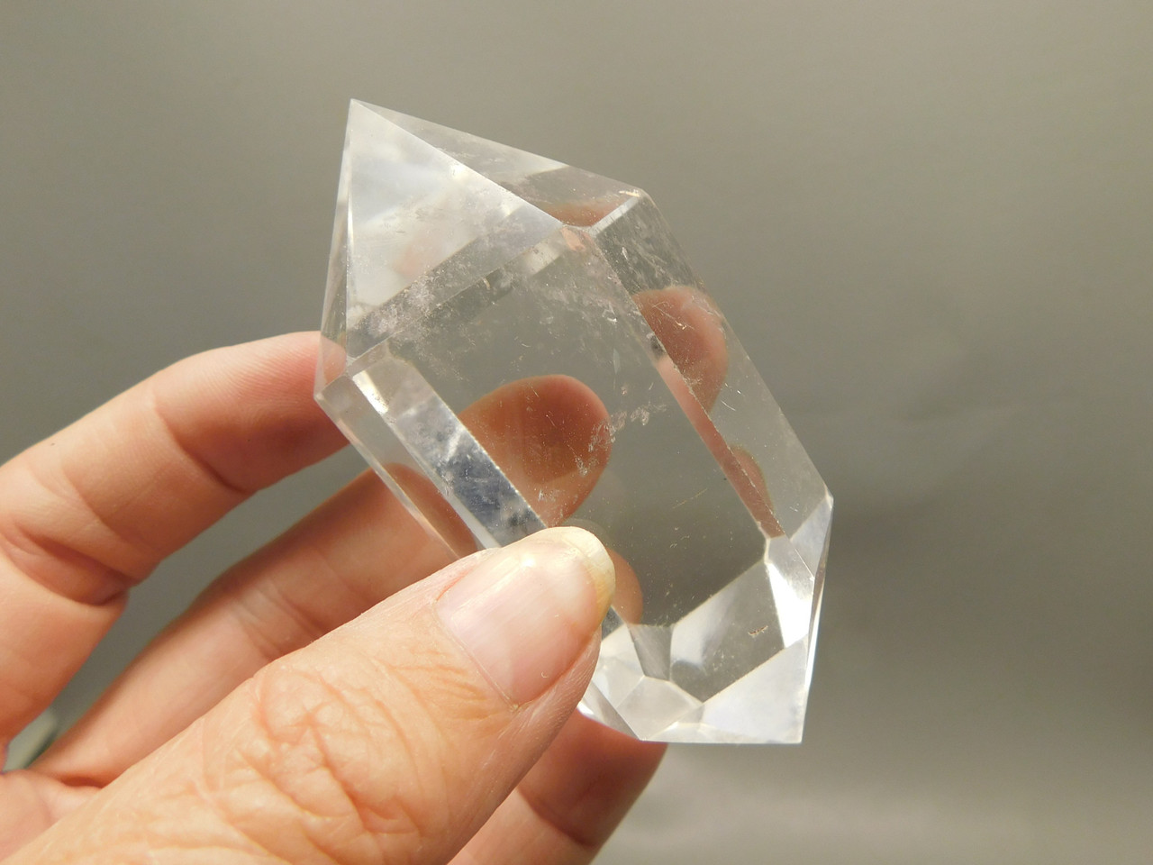 Clear Quartz Double Terminated Crystal 3 inch Wand #O10