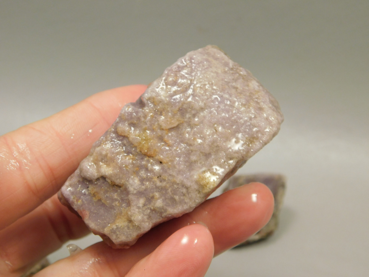 Lepidolite with Tourmaline Rough Rock Lapidary Stone Pala #O2