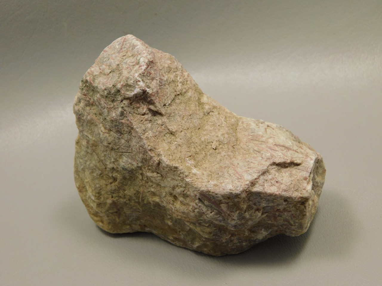 Lepidolite with Tourmaline Rough Rock Lapidary Stone Pala #O4