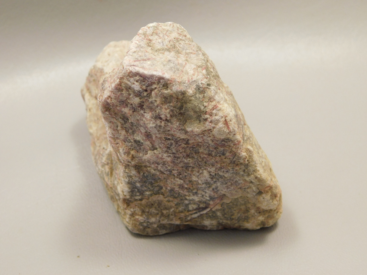 Lepidolite with Tourmaline Rough Rock Lapidary Stone Pala #O4