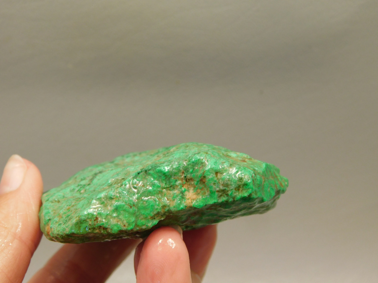 Maw Sit Sit Unpolished Lapidary Rough Rock Green Jade #O2
