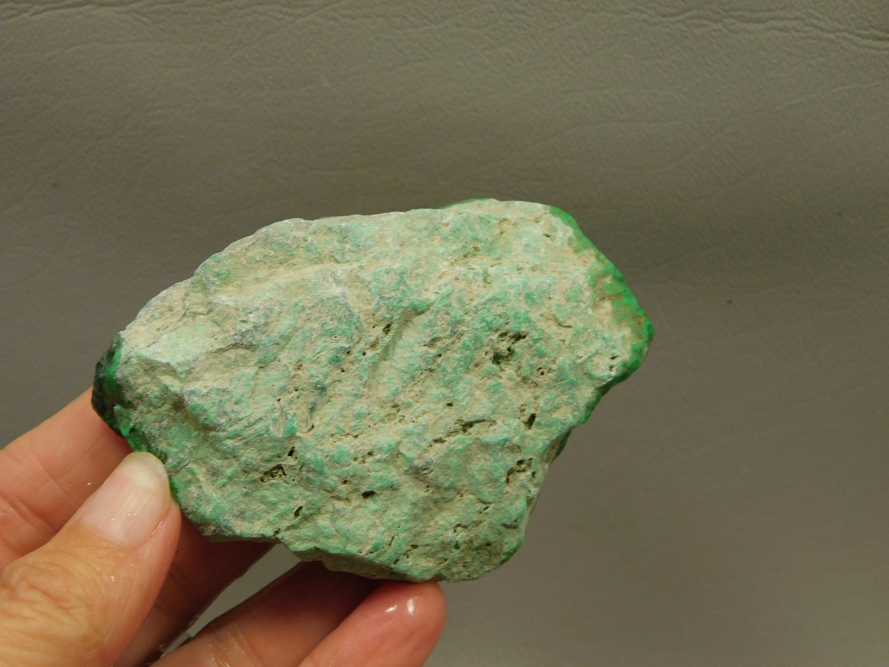 Maw Sit Sit Unpolished Lapidary Rough Rock Green Jade #O2