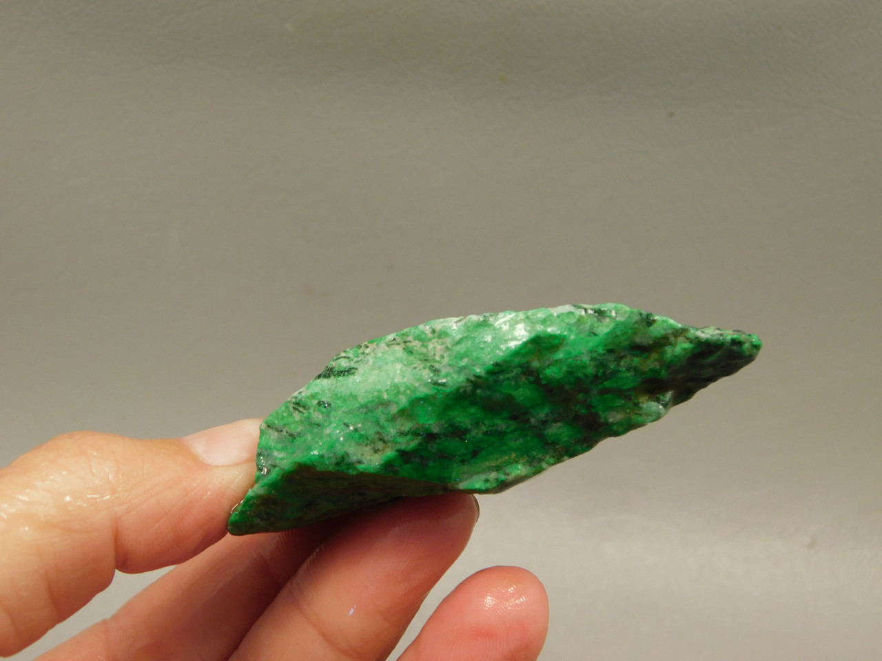Maw Sit Sit Unpolished Lapidary Rough Rock Green Jade #O3