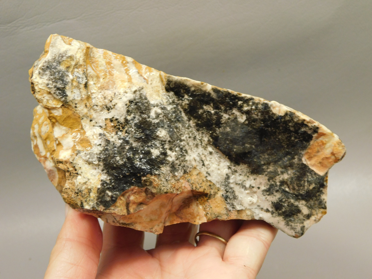 Spotted Fawn Stone or Tigilitis Lapidary Rough Rock #O2