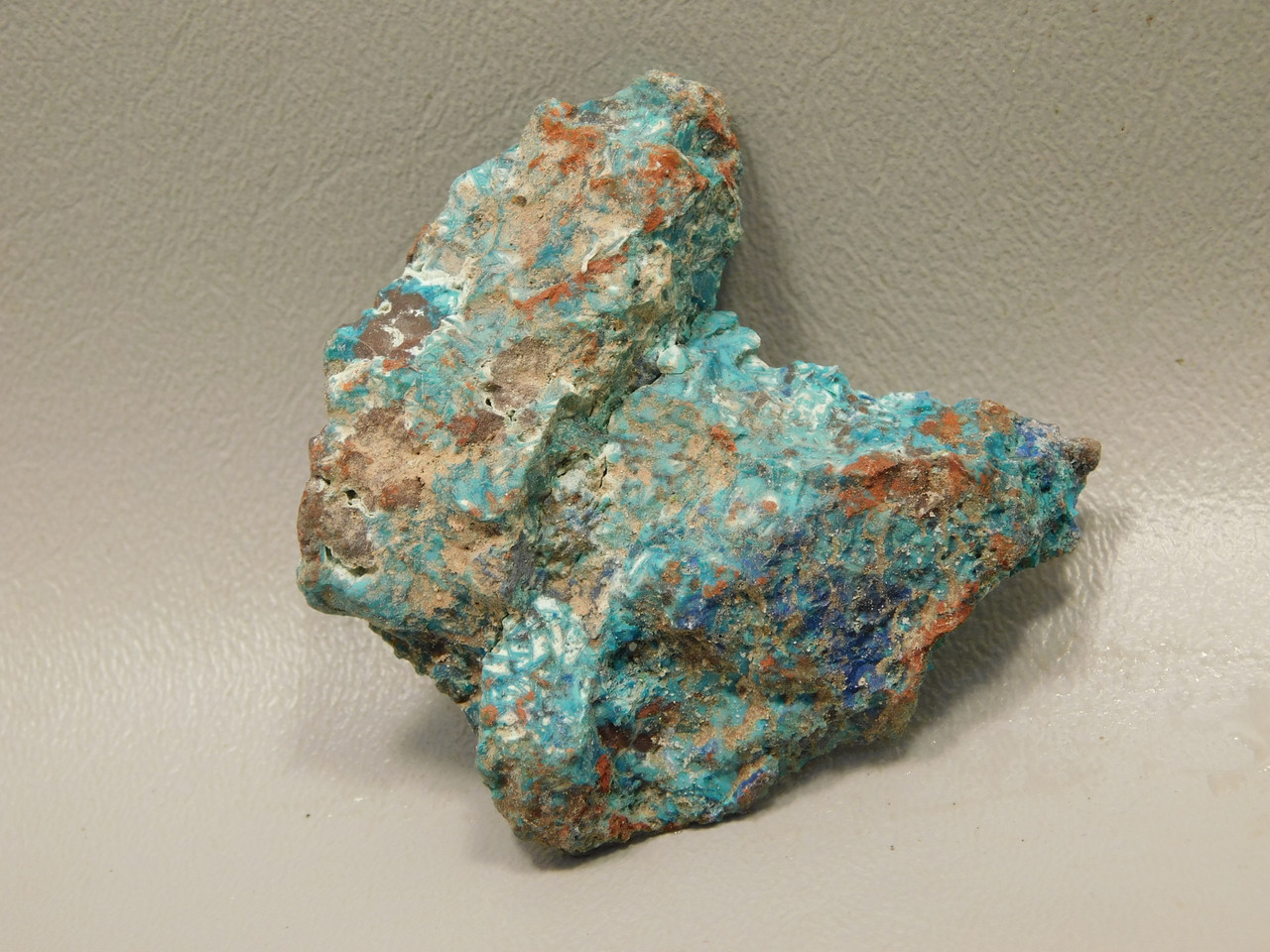 Chrysocolla Cuprite Shattuckite Unpolished Stone Slab Rough Rock #O5