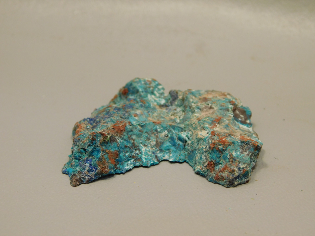 Chrysocolla Cuprite Shattuckite Unpolished Stone Slab Rough Rock #O5