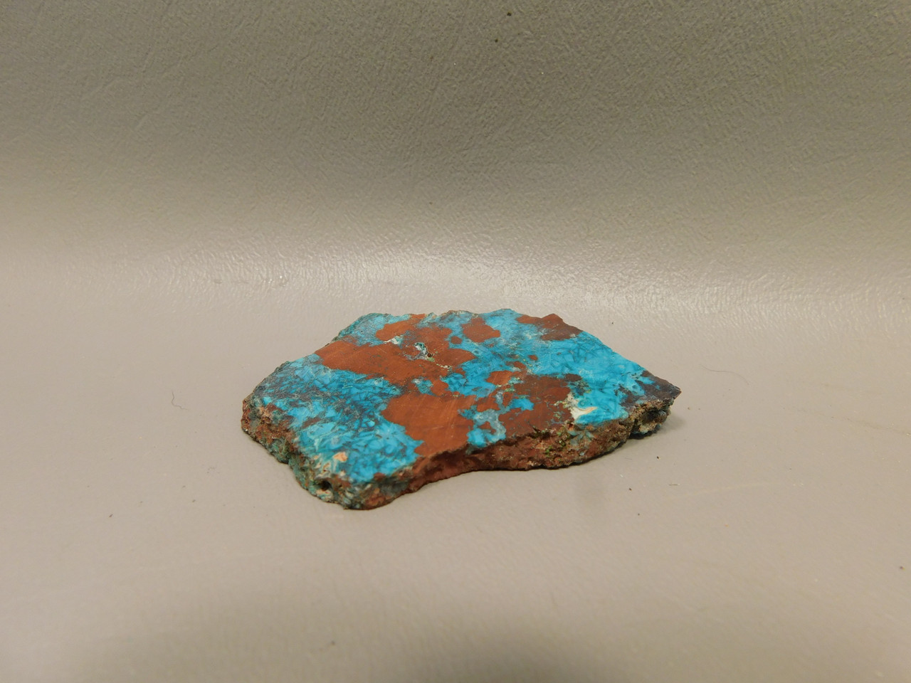 Chrysocolla Cuprite Shattuckite Unpolished Stone Slab Rough Rock #O6