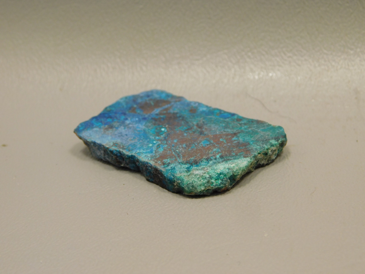 Chrysocolla Cuprite Shattuckite Unpolished Stone Slab Rough Rock #O7