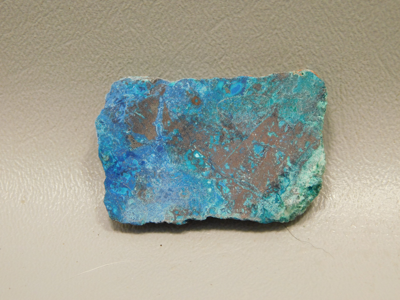 Chrysocolla Cuprite Shattuckite Unpolished Stone Slab Rough Rock #O7