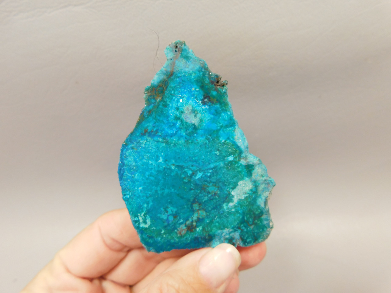 Chrysocolla Cuprite Shattuckite Unpolished Stone Slab Rough Rock #O9