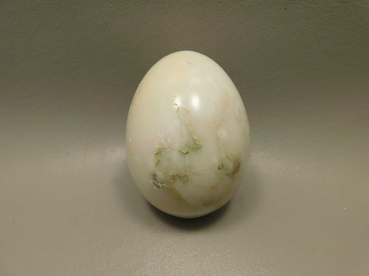 White Marble Stone Egg 2.83 inch California Rock #O11