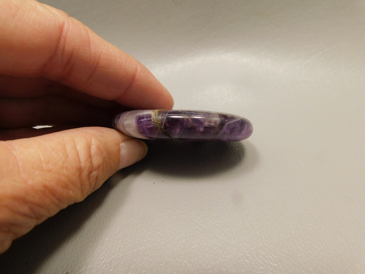 Amethyst Polished Rock Worry or Palm Stone Stocking Stuffer #O5