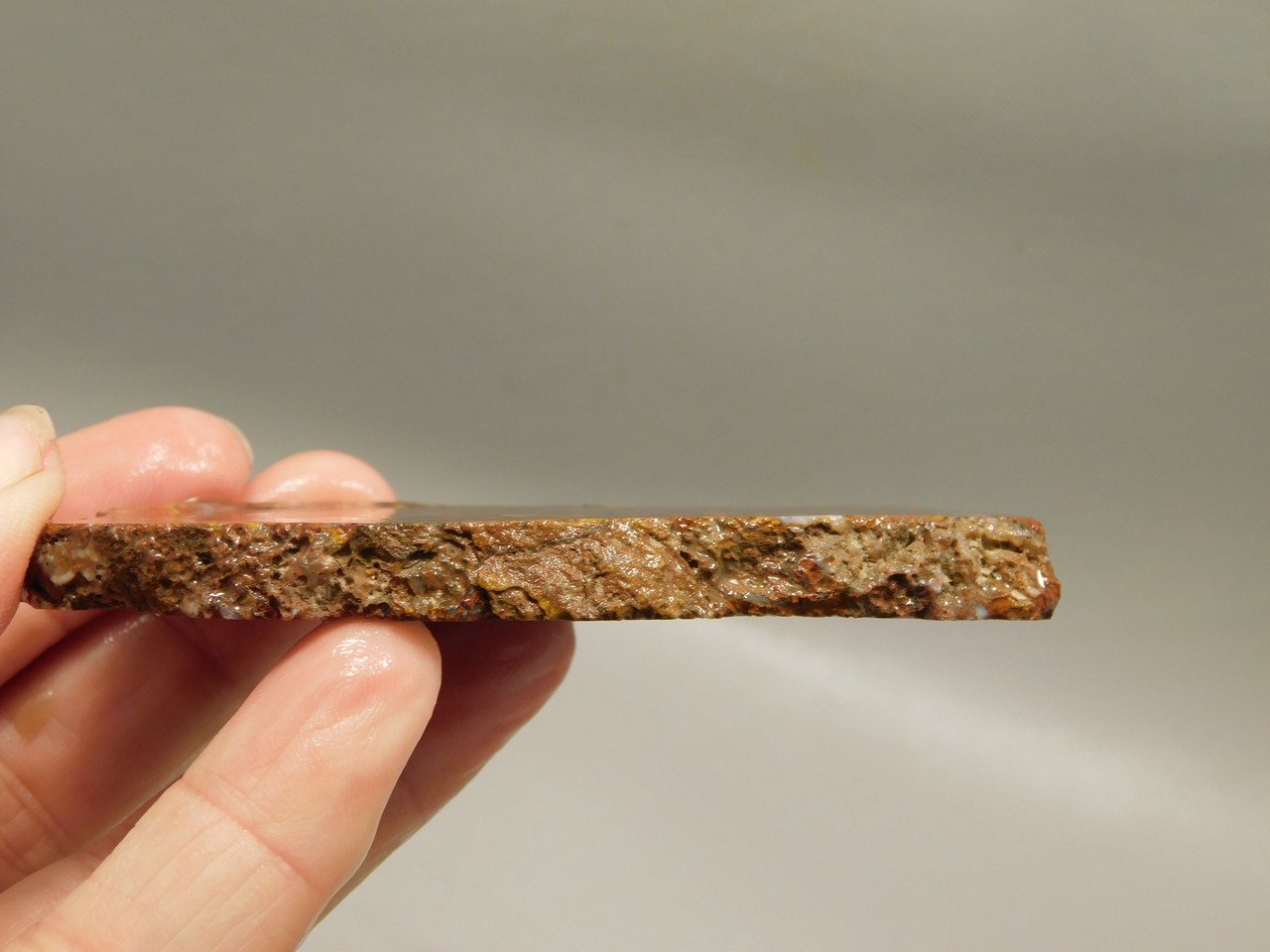 Bloody Basin Plume Agate Stone Slab Unpolished Rock Arizona #O3