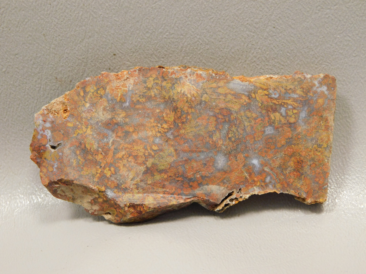 Bloody Basin Plume Agate Stone Slab Unpolished Rock Arizona #O3