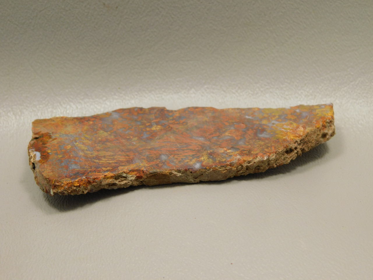 Bloody Basin Plume Agate Stone Slab Unpolished Rock Arizona #O7