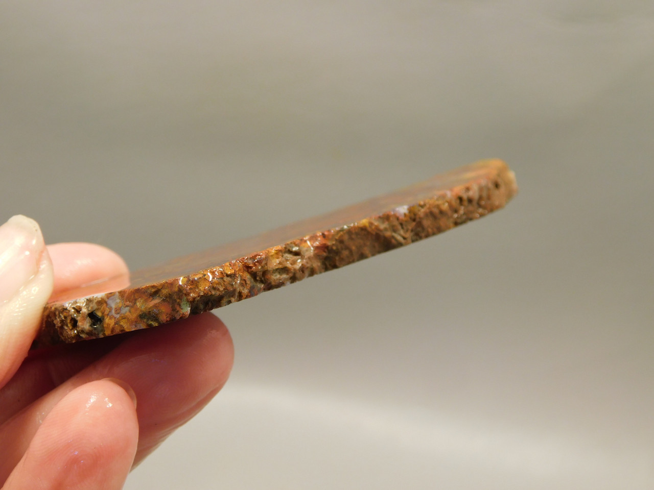 Bloody Basin Plume Agate Stone Slab Unpolished Rock Arizona #O7