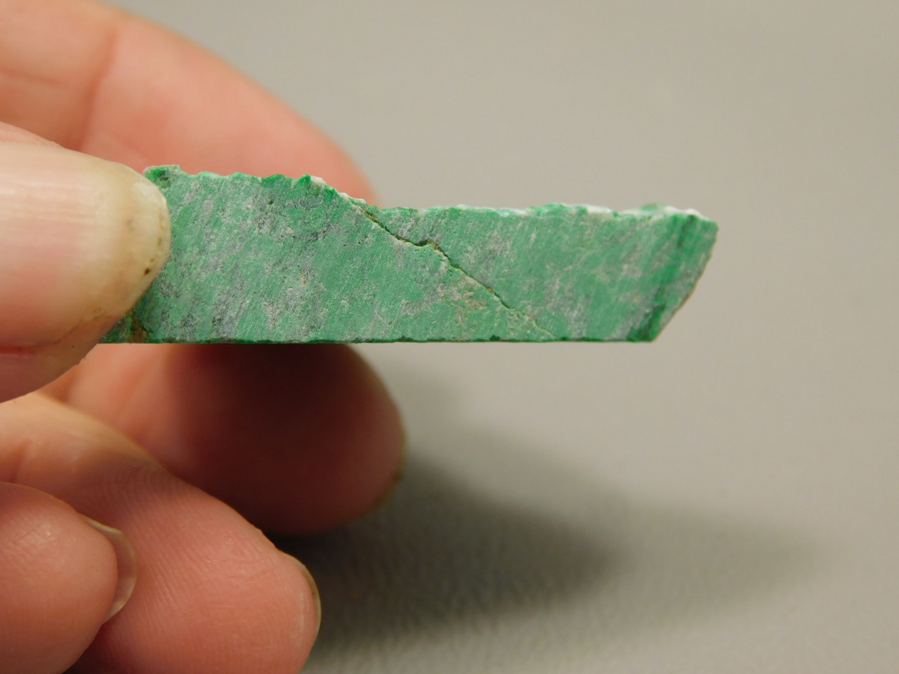 Maw Sit Sit Unpolished Stone Green Jade Small Rock #O12