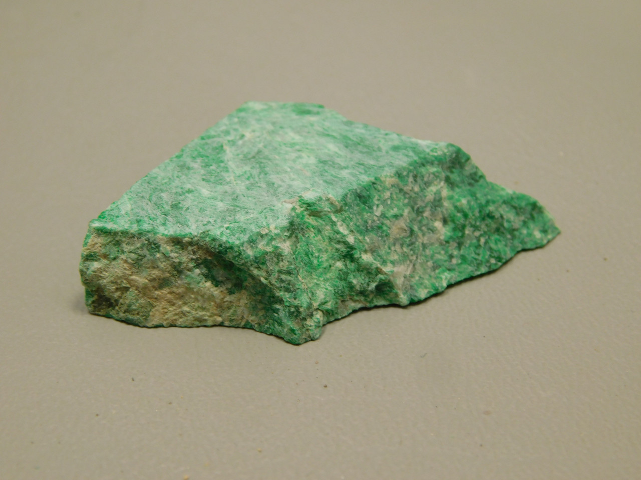 Maw Sit Sit Unpolished Stone Slab Green Jade Small Rock #O16