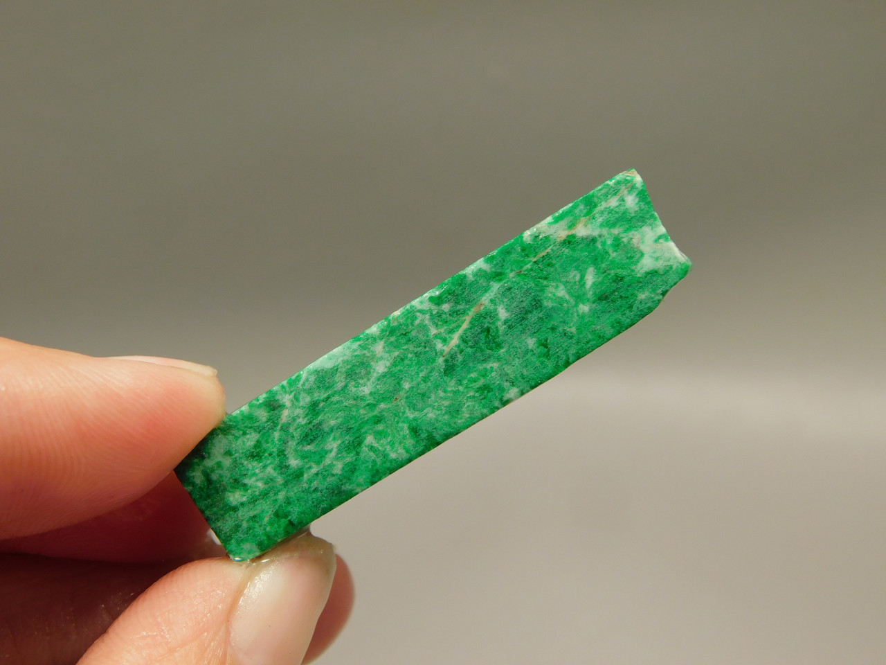Maw Sit Sit Unpolished Stone Slab Green Jade Small Rock #O15