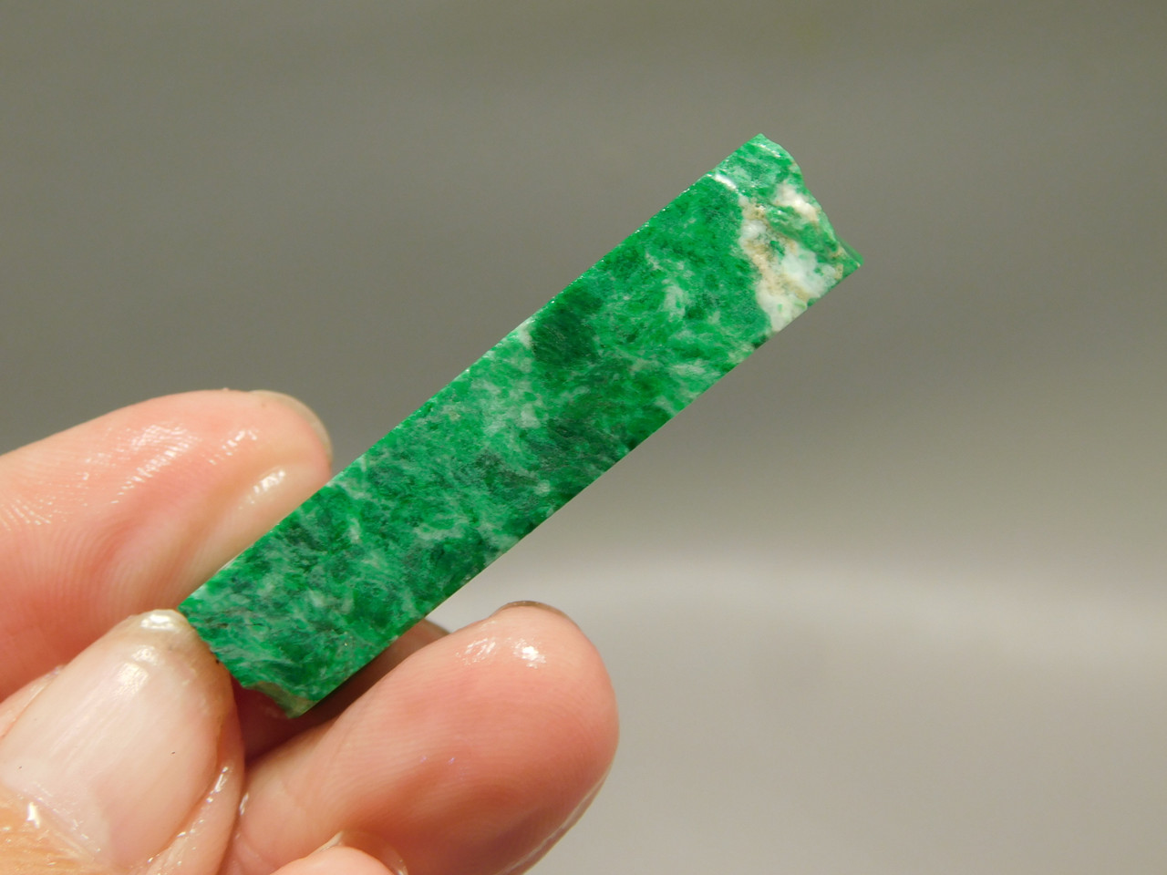 Maw Sit Sit Unpolished Stone Slab Green Jade Small Rock #O15