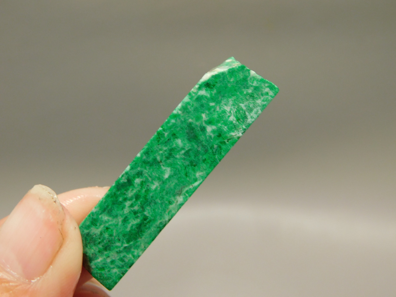 Maw Sit Sit Unpolished Stone Slab Green Jade Small Rock #O15