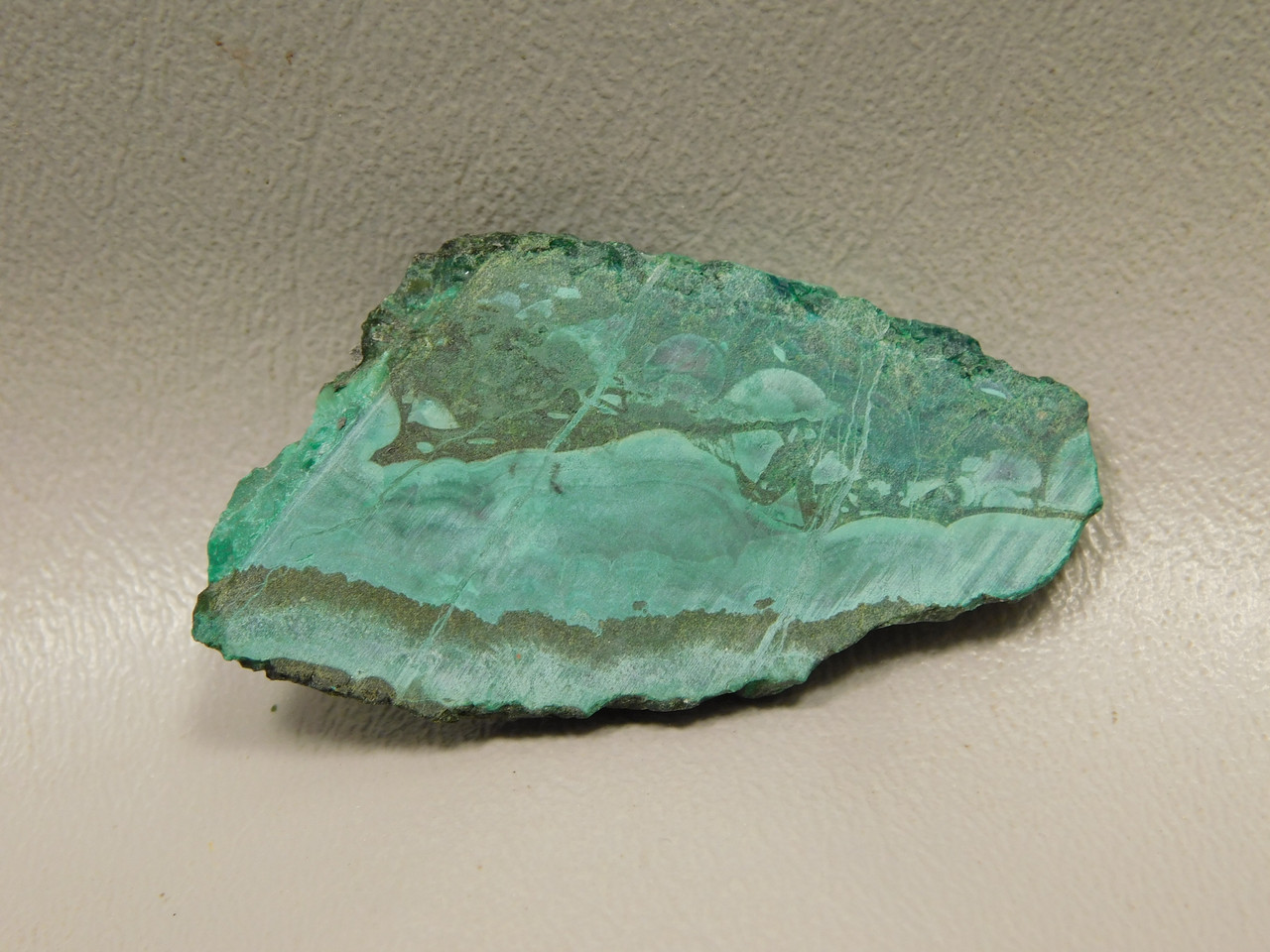 Gem Silica Chrysocolla Inspiration Mine Unpolished Stone Slab #O200