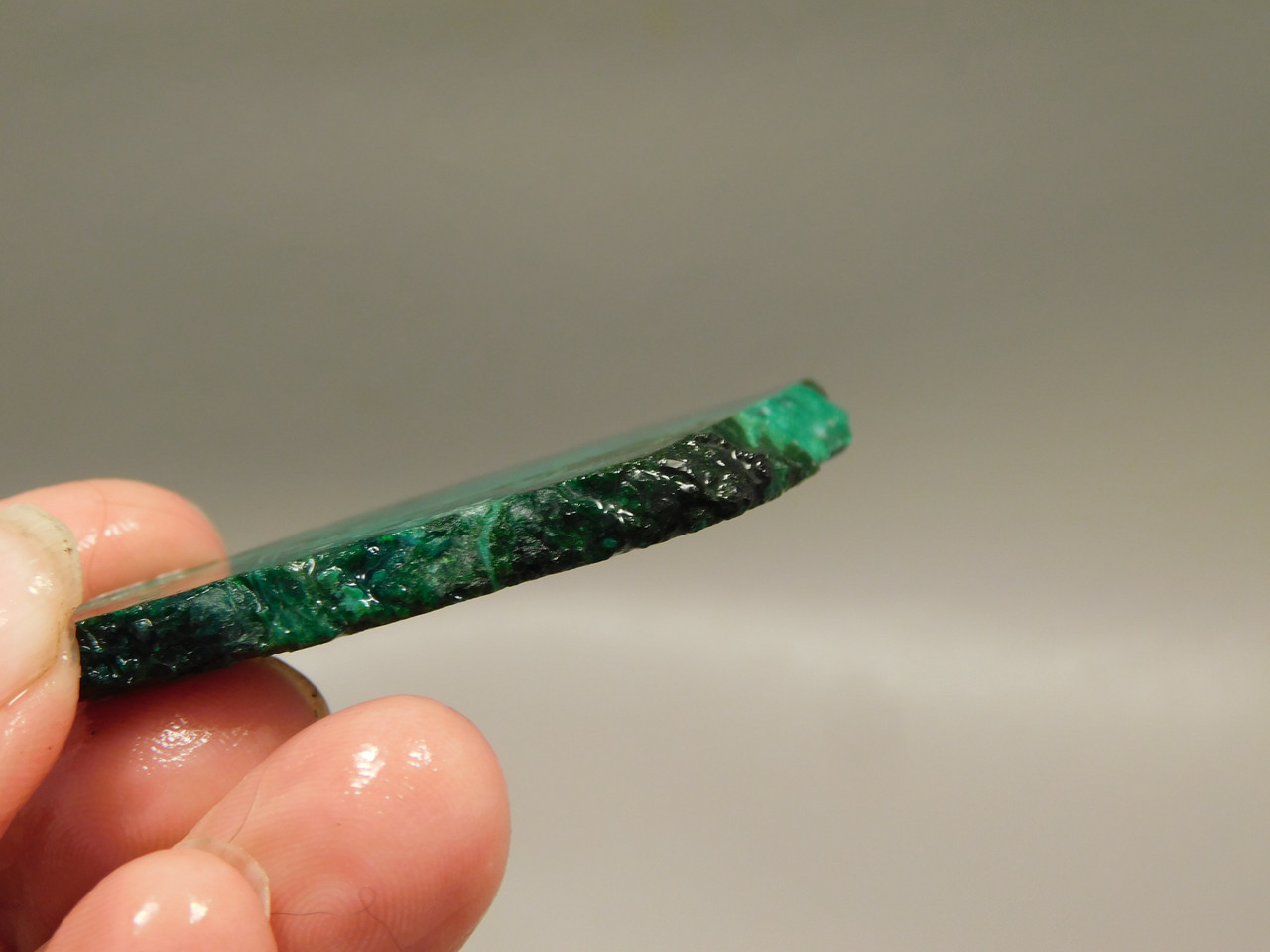 Gem Silica Chrysocolla Inspiration Mine Unpolished Stone Slab #O200