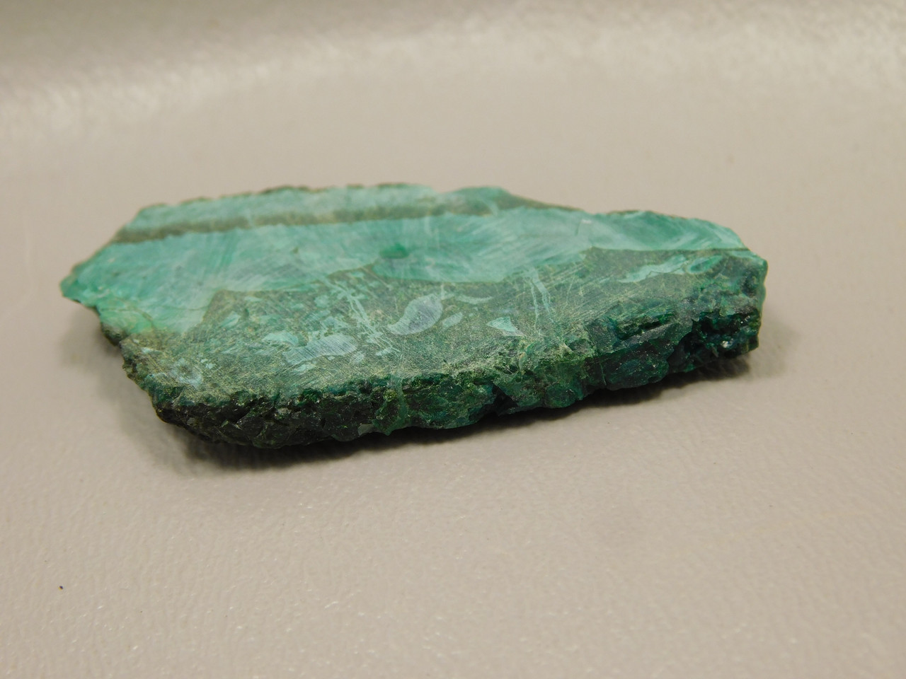 Gem Silica Chrysocolla Inspiration Mine Unpolished Stone Slab #O200