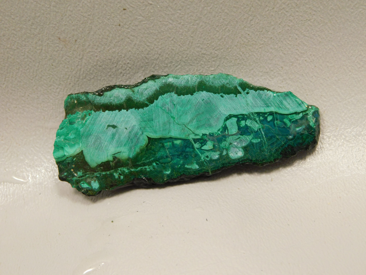 Gem Silica Chrysocolla Inspiration Mine Unpolished Stone Slab #O202