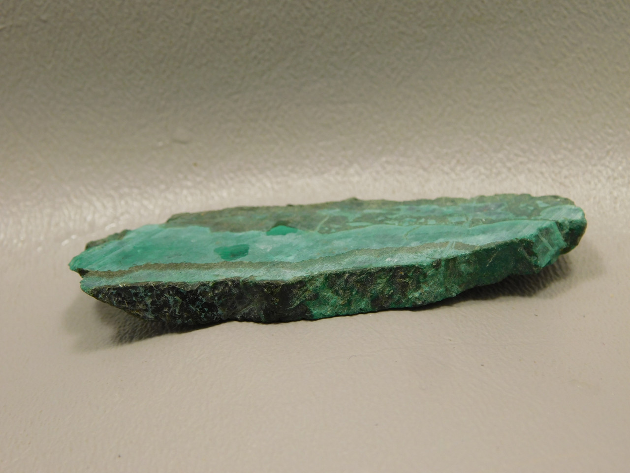 Gem Silica Chrysocolla Inspiration Mine Unpolished Stone Slab #O202