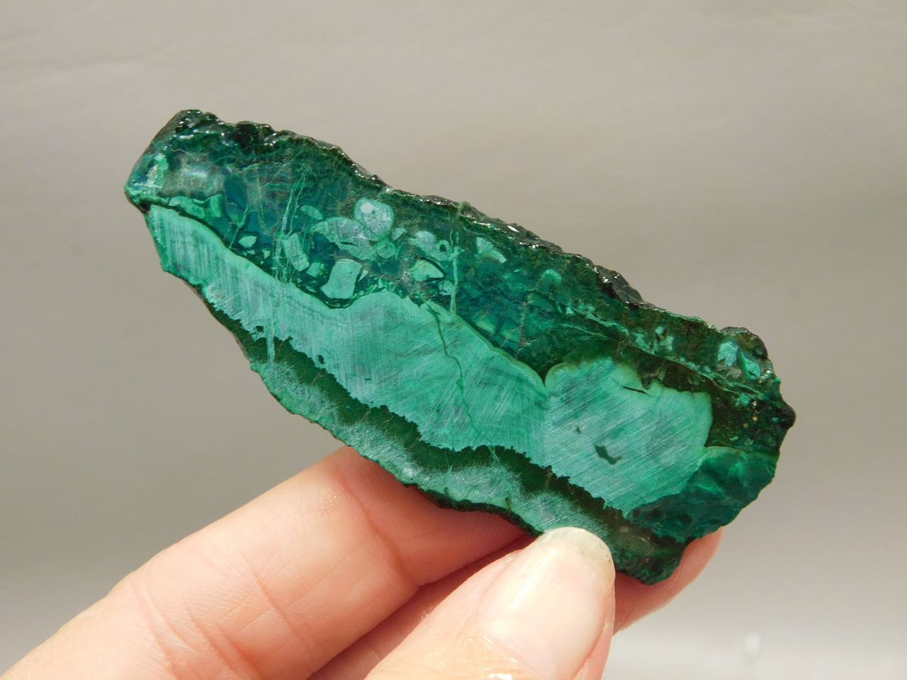 Gem Silica Chrysocolla Inspiration Mine Unpolished Stone Slab #O202