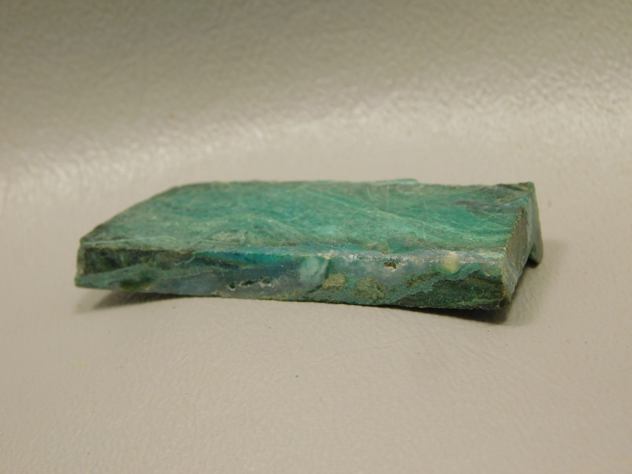 Gem Silica Chrysocolla Inspiration Mine Unpolished Stone Slab #O203