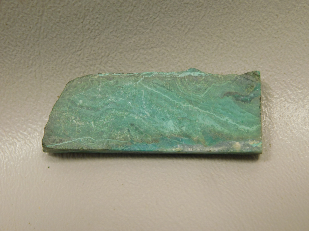Gem Silica Chrysocolla Inspiration Mine Unpolished Stone Slab #O203