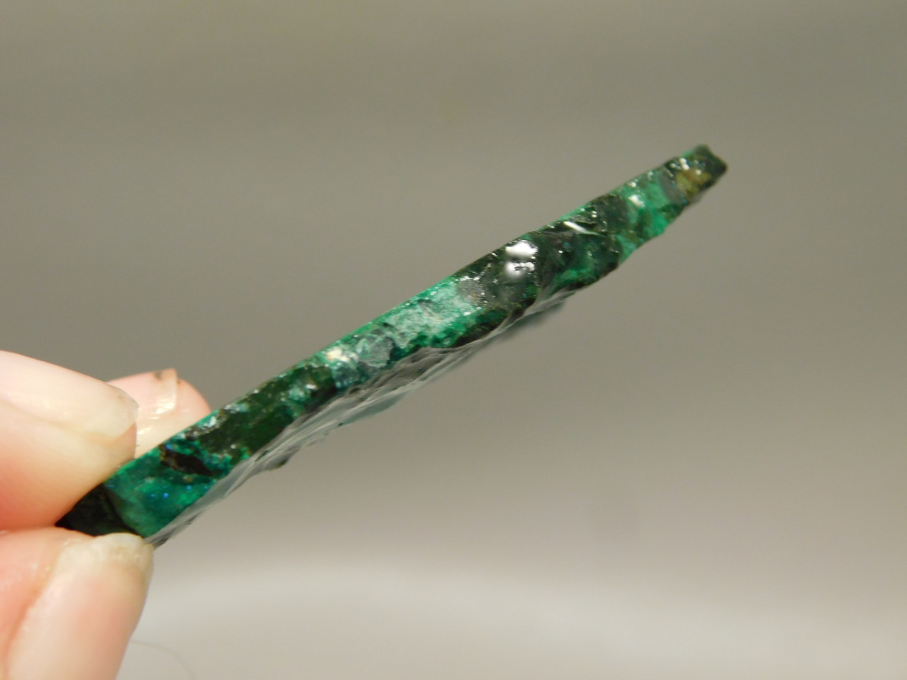 Gem Silica Chrysocolla Inspiration Mine Unpolished Stone Slab #O204