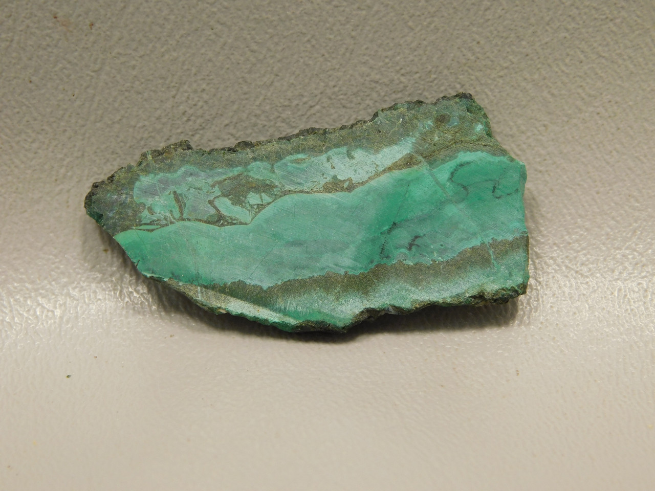 Gem Silica Chrysocolla Inspiration Mine Unpolished Stone Slab #O204