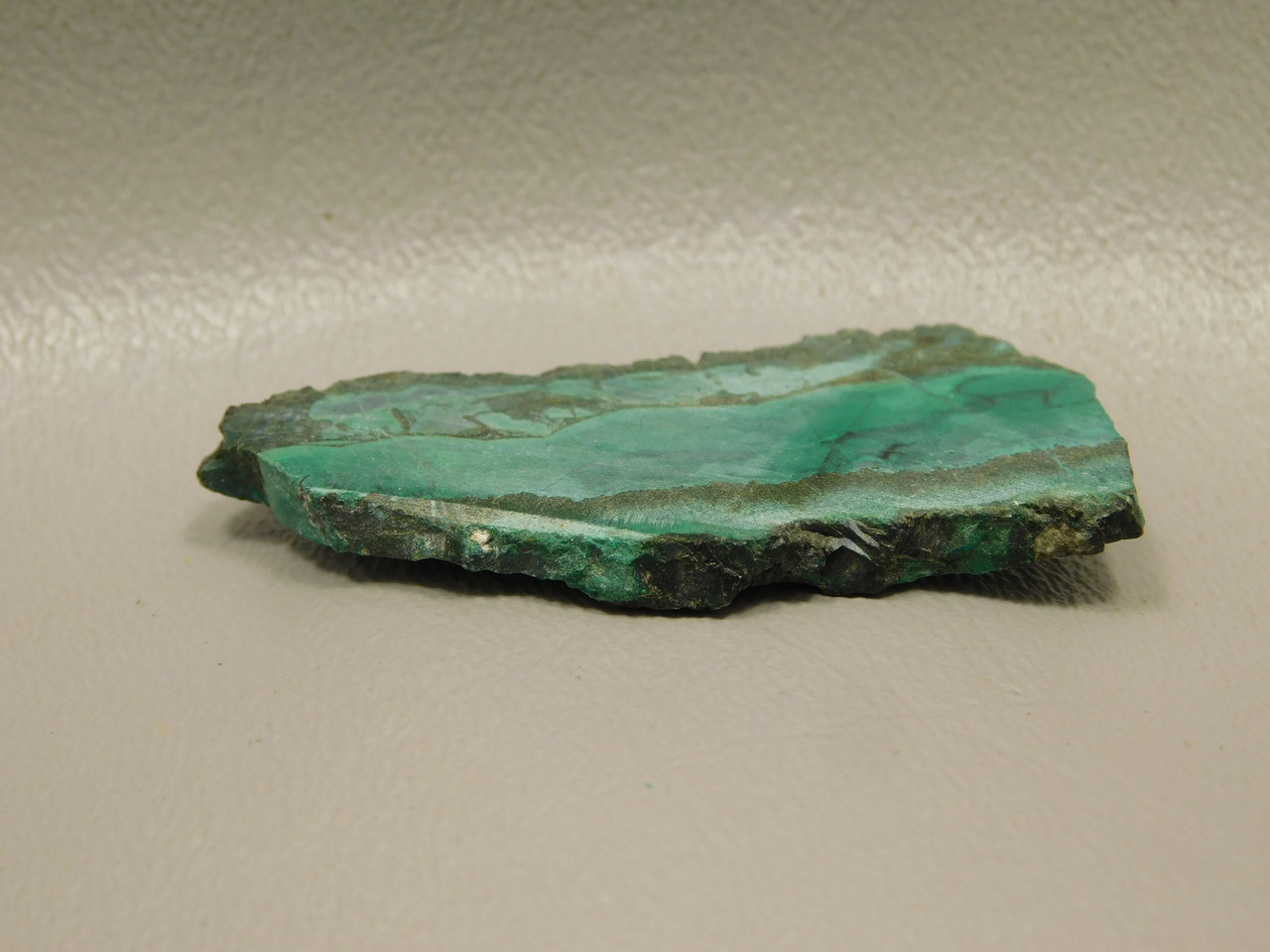 Gem Silica Chrysocolla Inspiration Mine Unpolished Stone Slab #O204