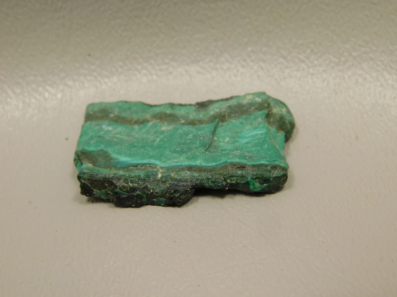 Gem Silica Chrysocolla Inspiration Mine Unpolished Stone Slab #O205
