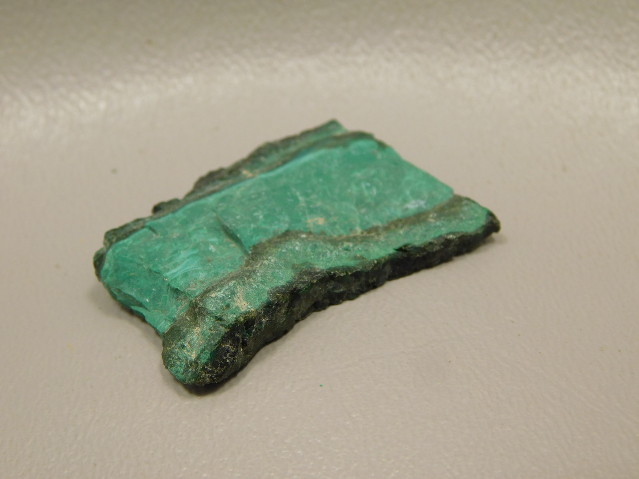 Gem Silica Chrysocolla Inspiration Mine Unpolished Stone Slab #O205