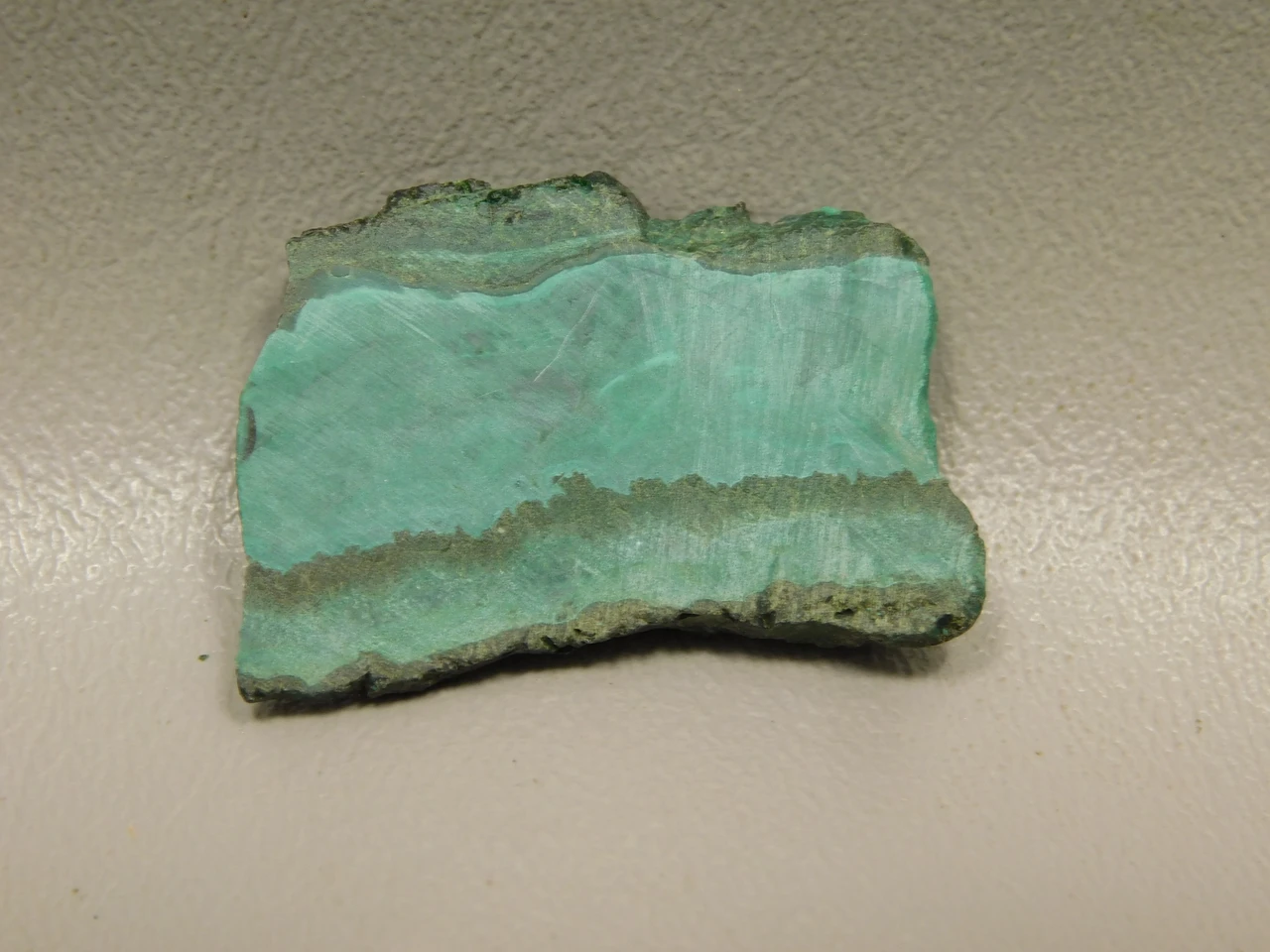 Gem Silica Chrysocolla Inspiration Mine Unpolished Stone Slab #O205