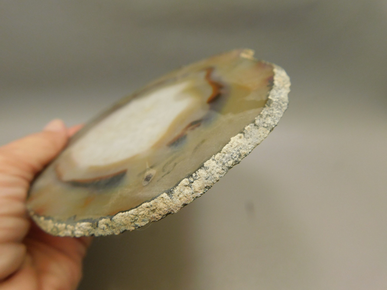 Brazilian Agate Polished Stone Slab Banded Agate #O15