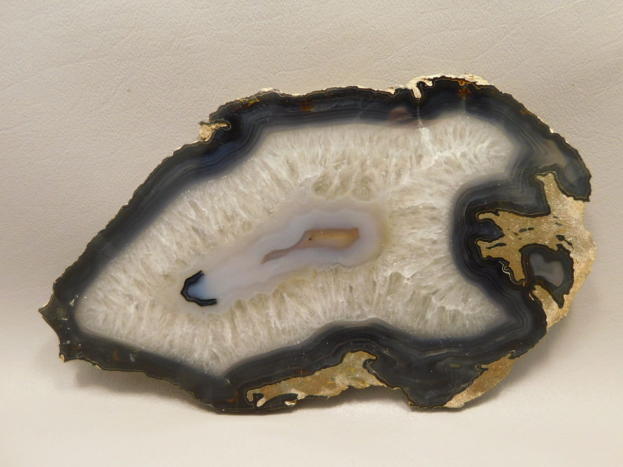 Brazilian Agate Polished Stone Slab Banded Agate #O16