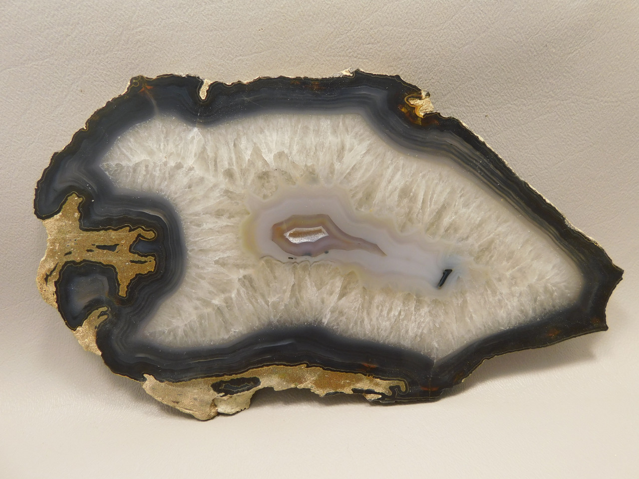 Brazilian Agate Polished Stone Slab Banded Agate #O16
