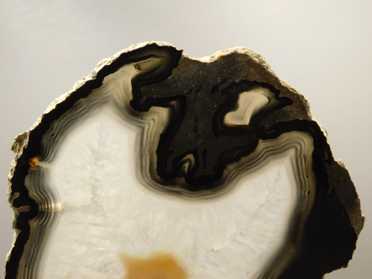 Brazilian Agate Polished Stone Slab Banded Agate #O16