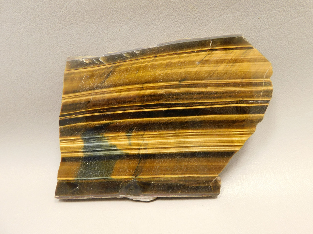 Tiger-eye Polished Stone Slab Chatoyant Tiger's Eye #O1