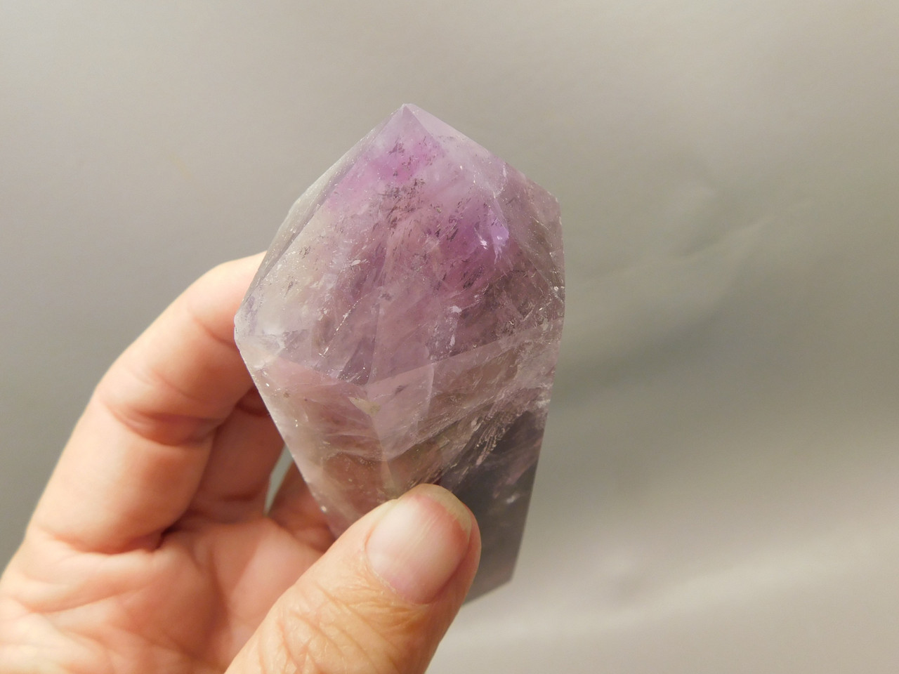 Amethyst Double Terminated Crystal 4.75 inch Natural Purple Gemstone #O17