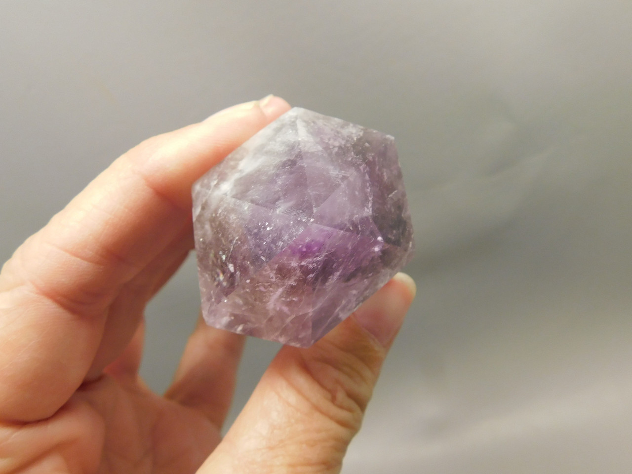 Amethyst Double Terminated Crystal 4.75 inch Natural Purple Gemstone #O17