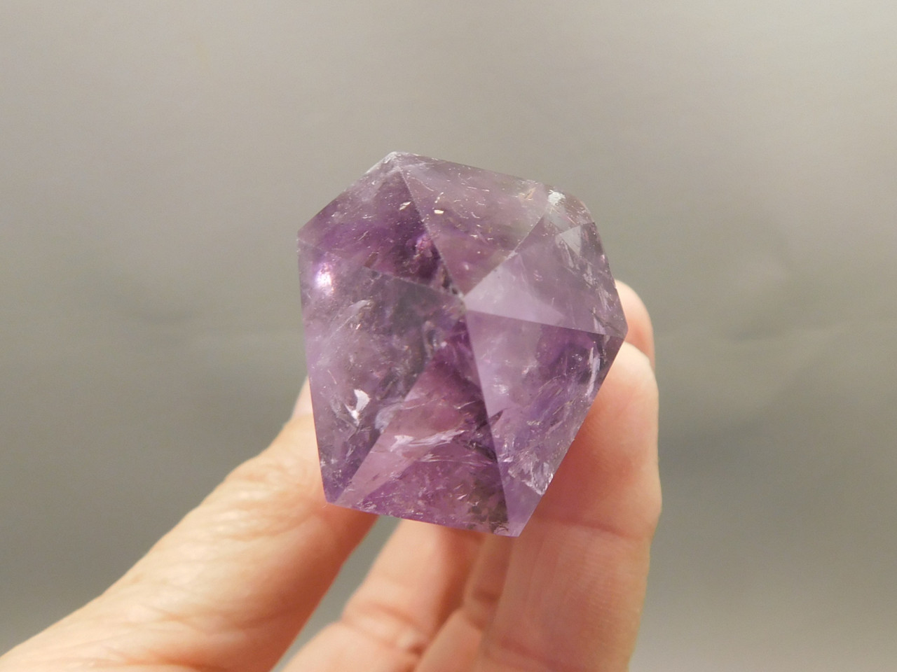 Amethyst Double Terminated Crystal 4.68 inch Natural Purple Gemstone #O18