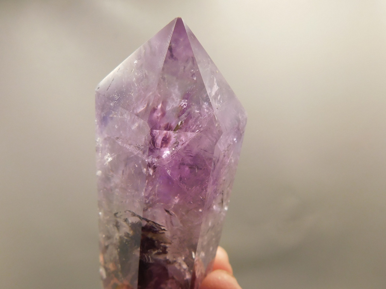 Amethyst Double Terminated Crystal 4.68 inch Natural Purple Gemstone #O18